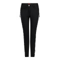 Aderlass Skinny Pants Laced Up Denim (black)