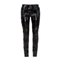 Aderlass Skinny Pants Laced Up Shiny PVC (black)