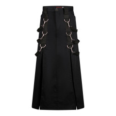 Aderlass Belt Skirt Denim (black)