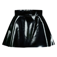Aderlass Mini Skirt Shiny PVC (black)