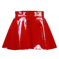 Aderlass Mini Skirt Shiny PVC (red)