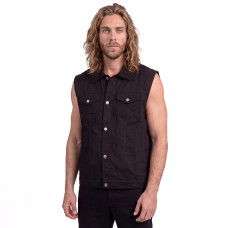 Aderlass Kutte Battle Vest Denim (black)