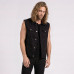 Aderlass Kutte Battle Vest Denim (black)