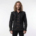 Aderlass Victorian Frill Shirt (black)