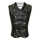 Aderlass Men Corset Spike Faux Leather (black)