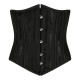 Aderlass Underbust Corset Brocade Stripe (black)