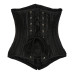 Aderlass Underbust Corset Brocade Stripe (black)