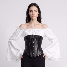 Aderlass Underbust Corset Leather (black)