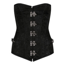 Aderlass Steampunk Corset Brocade (black)