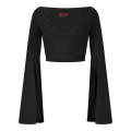 Aderlass Witch Crop Top (black)