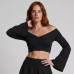 Aderlass Witch Crop Top (black)