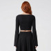 Aderlass Witch Crop Top (black)