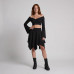 Aderlass Witch Crop Top (black)