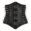 Aderlass Underbust Corset Spike Leather (black)
