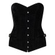 Aderlass Corset Velvet (black)