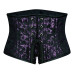 Aderlass Waist Corset Brocade (Black-Purple)