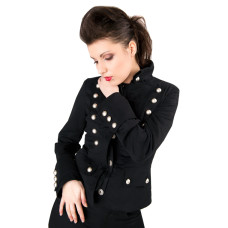 Aderlass Ladys Pirate Jacket Denim (black)