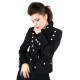 Aderlass Ladys Pirate Jacket Denim (black)