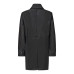 Aderlass Mens Military Coat Nappa Leather (black)