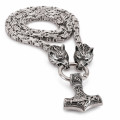 Black Pistol Necklace Viking (Stainless Steel)