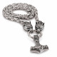 Black Pistol Necklace Viking (Stainless Steel)