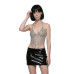 Lovesect Chain Bikini Top (silver)