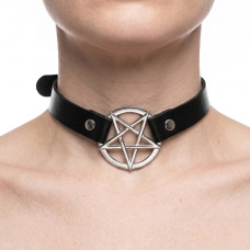 Lovesect Choker Pentagram (black)