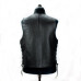 Mode Wichtig Biker Vest Nubuk Leather (black)